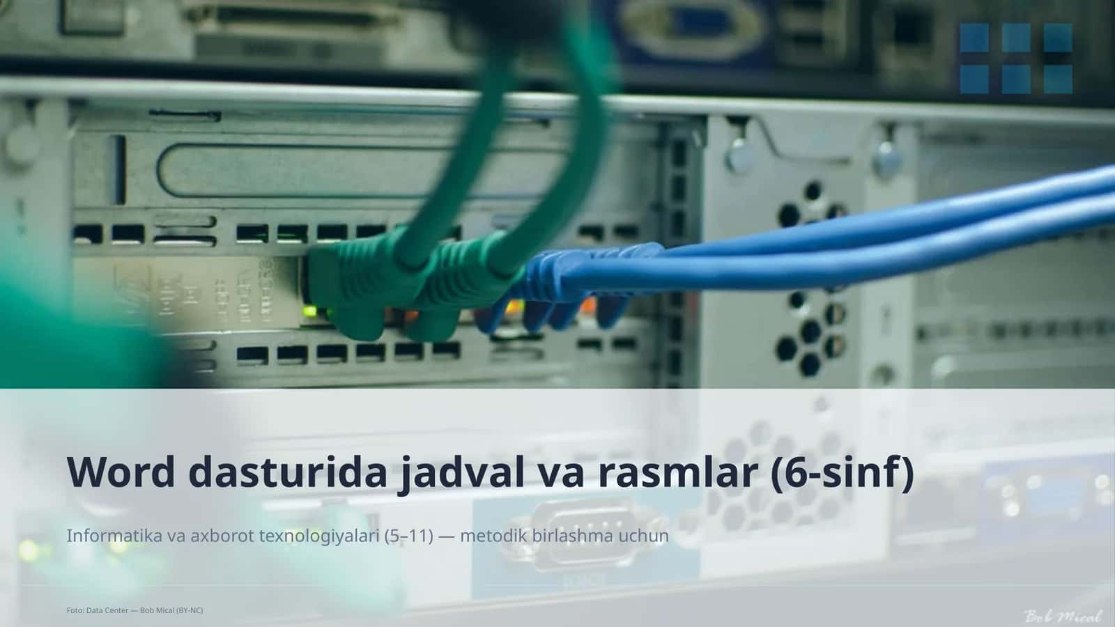 Informatika va axborot texnologiyalari (5–11) — metodik birlashma uchun 1