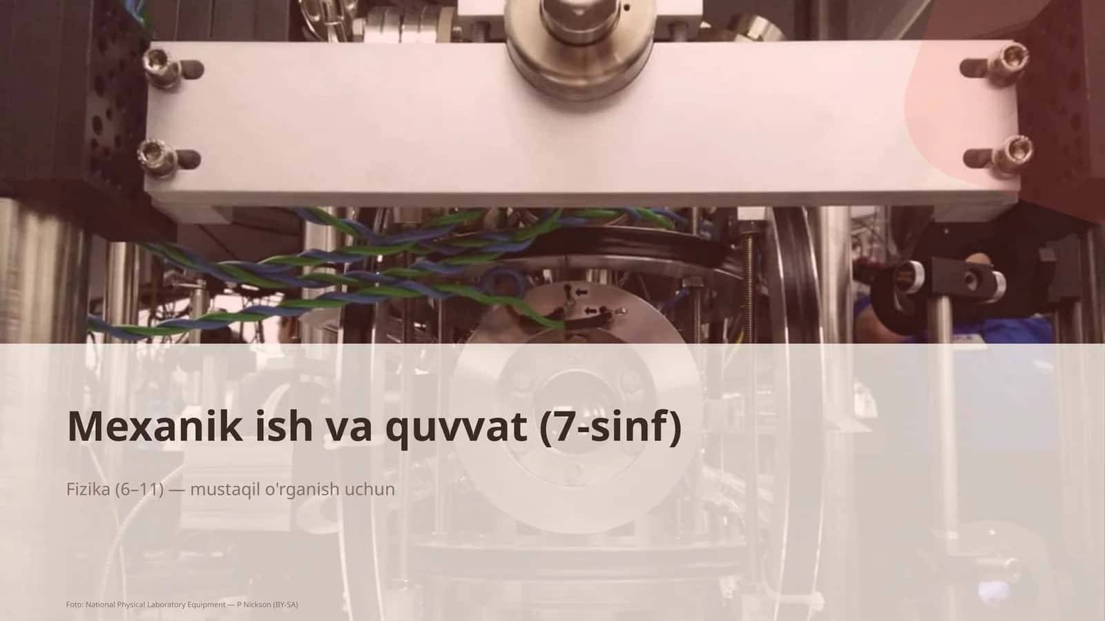 Mexanik ish va quvvat (7-sinf) 1