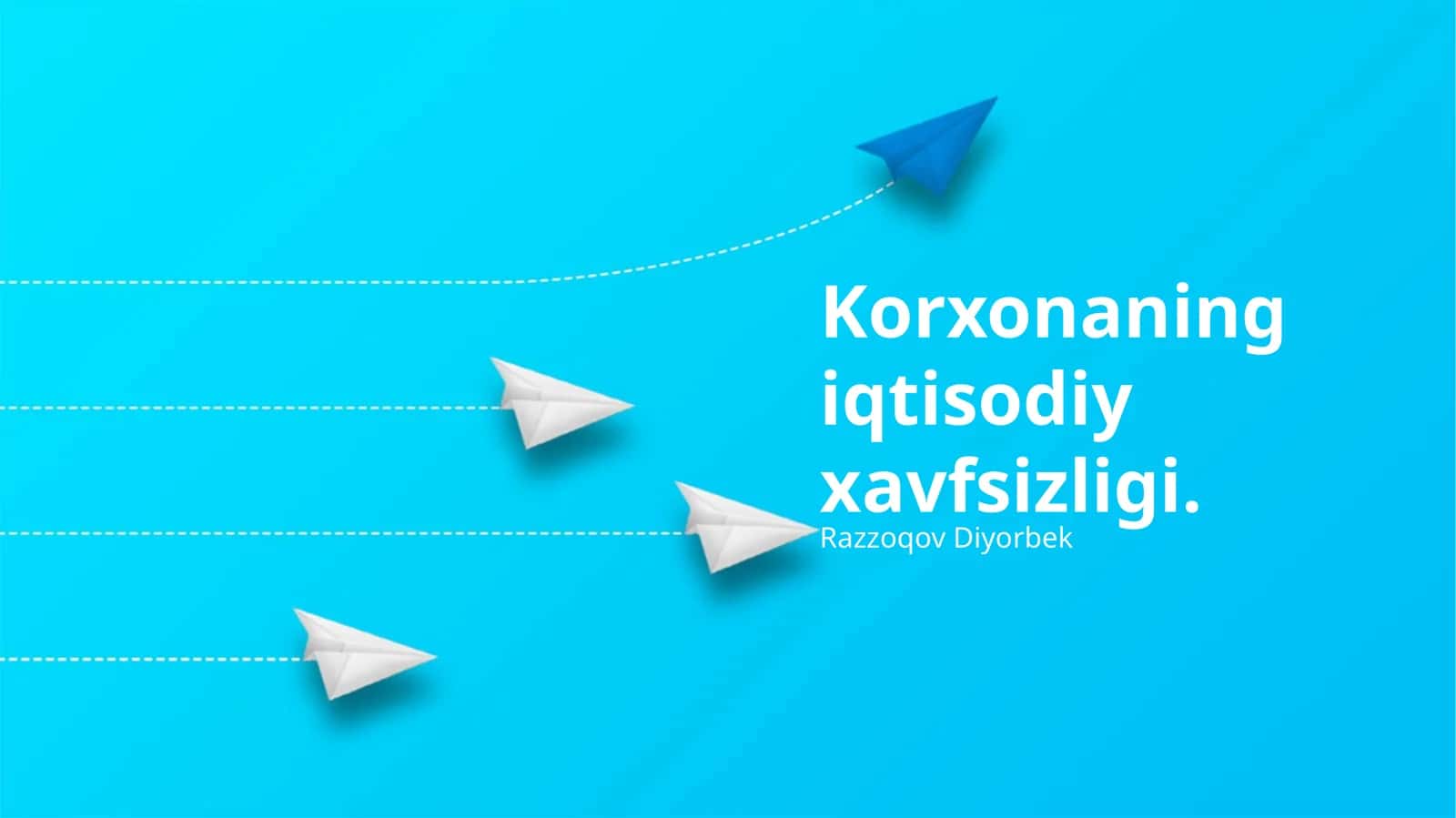 Korxonaning iqtisodiy xavfsizligi 1