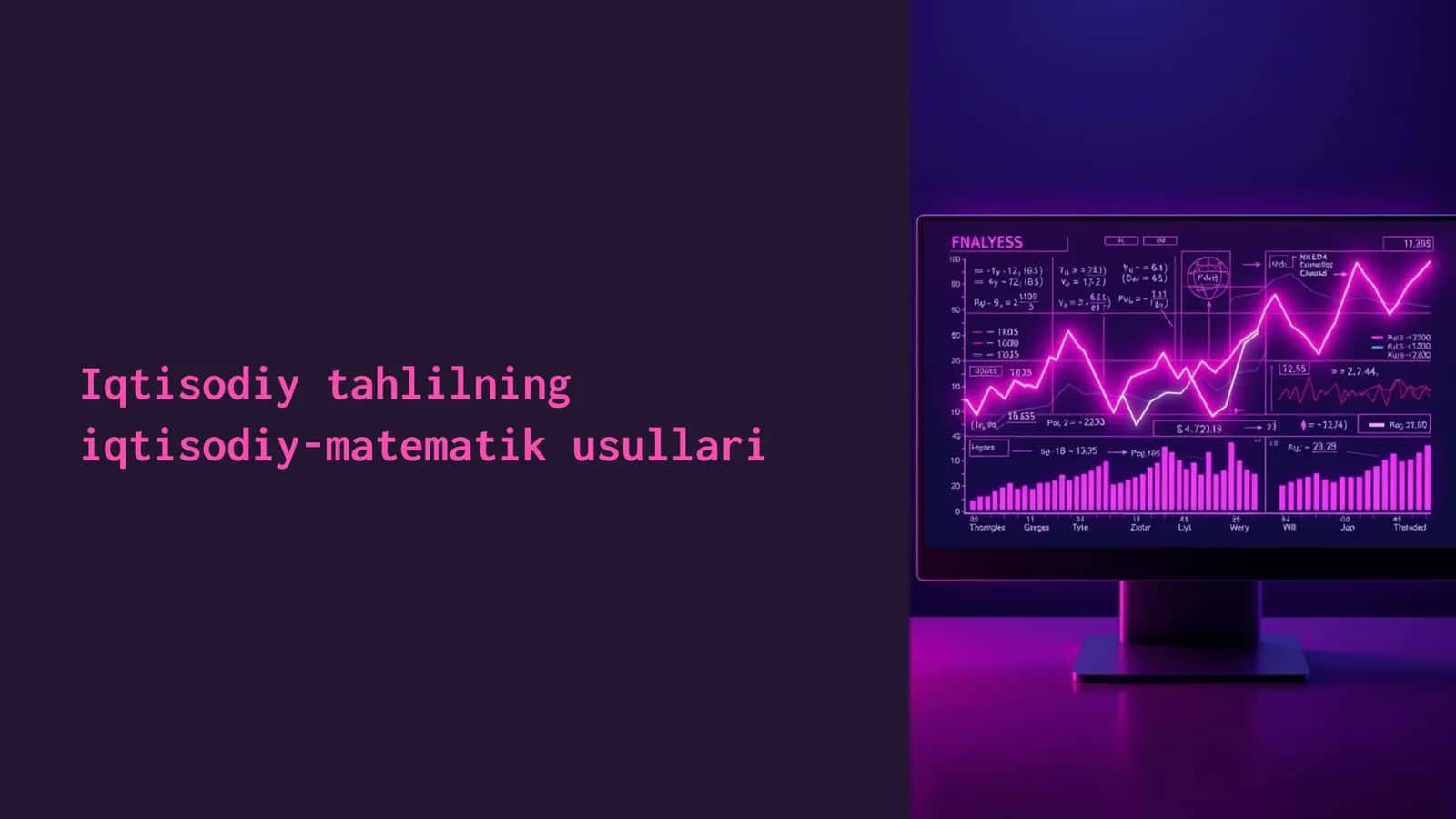 Iqtisodiy tahlilning iqtisodiy-matematik usullari 1