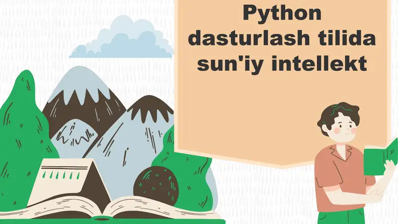 Python dasturlash tilida sun'iy intellekt 1