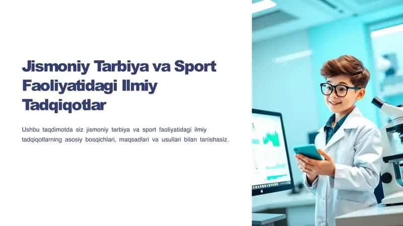 Jismoniy Tarbiya va Sport Faoliyatidagi Ilmiy Tadqiqotlar 1