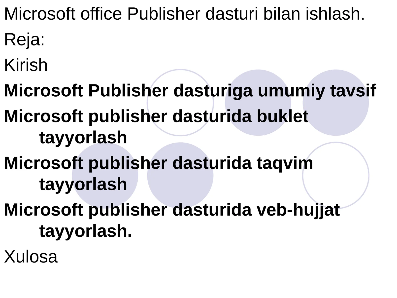 Microsoft Publisher 1