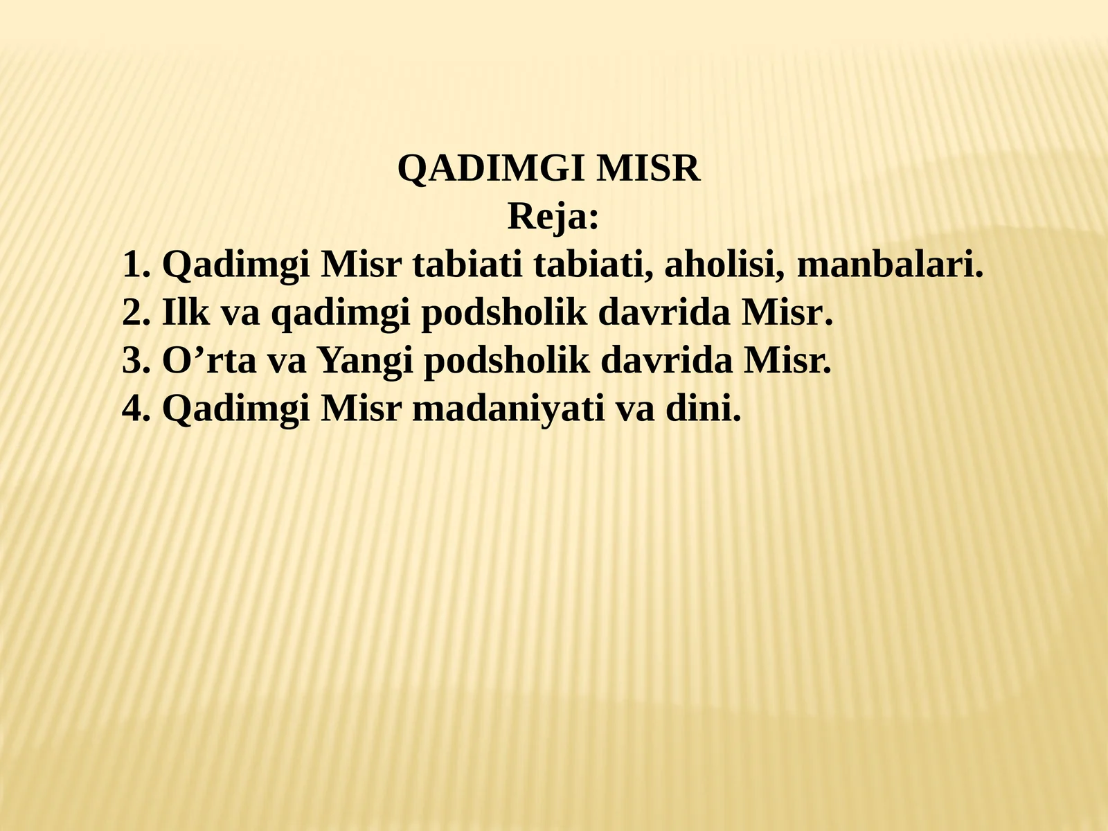 QADIMGI MISR 1