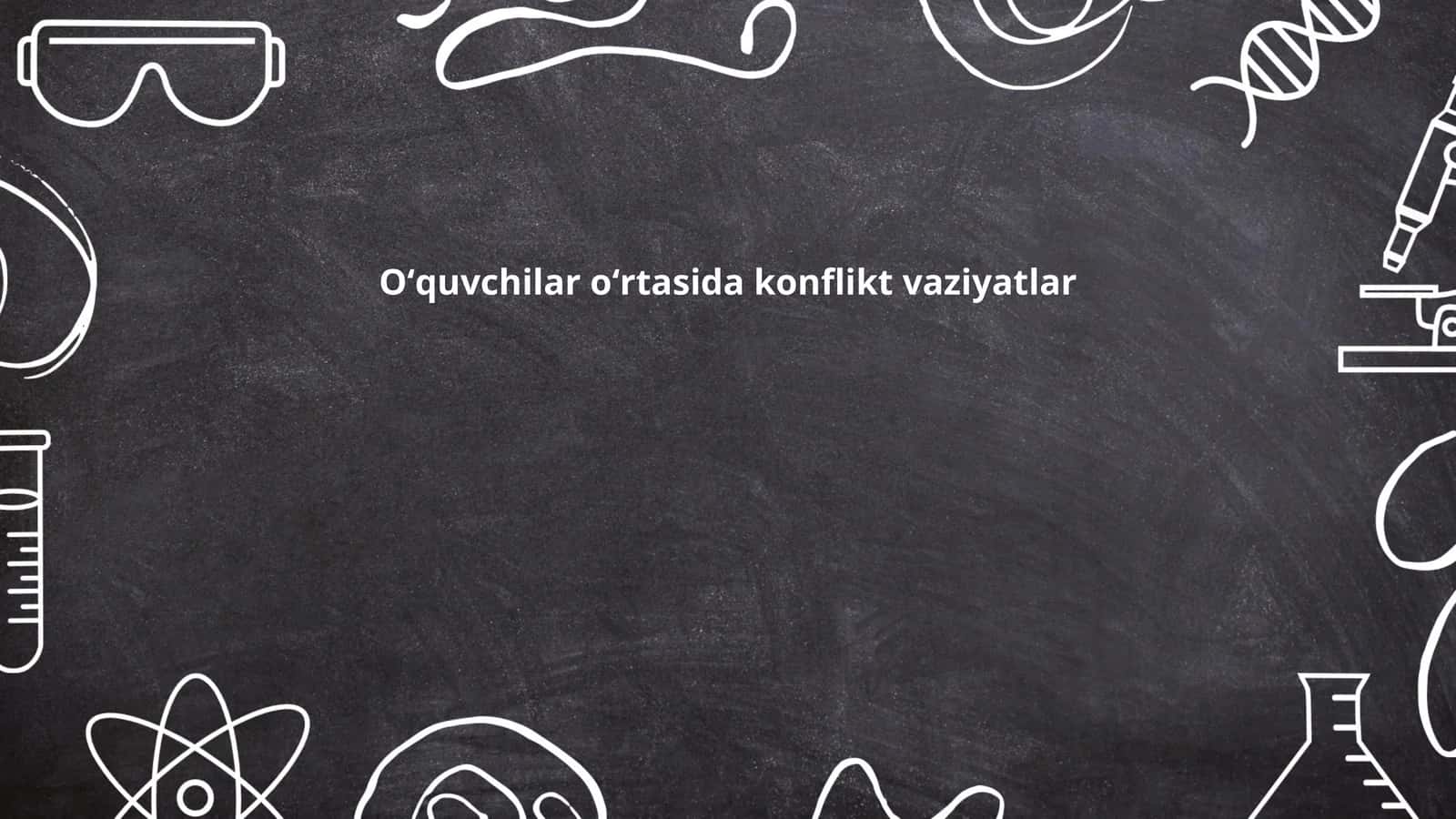 Konfliktlarning kelib chiqish sabablari 1