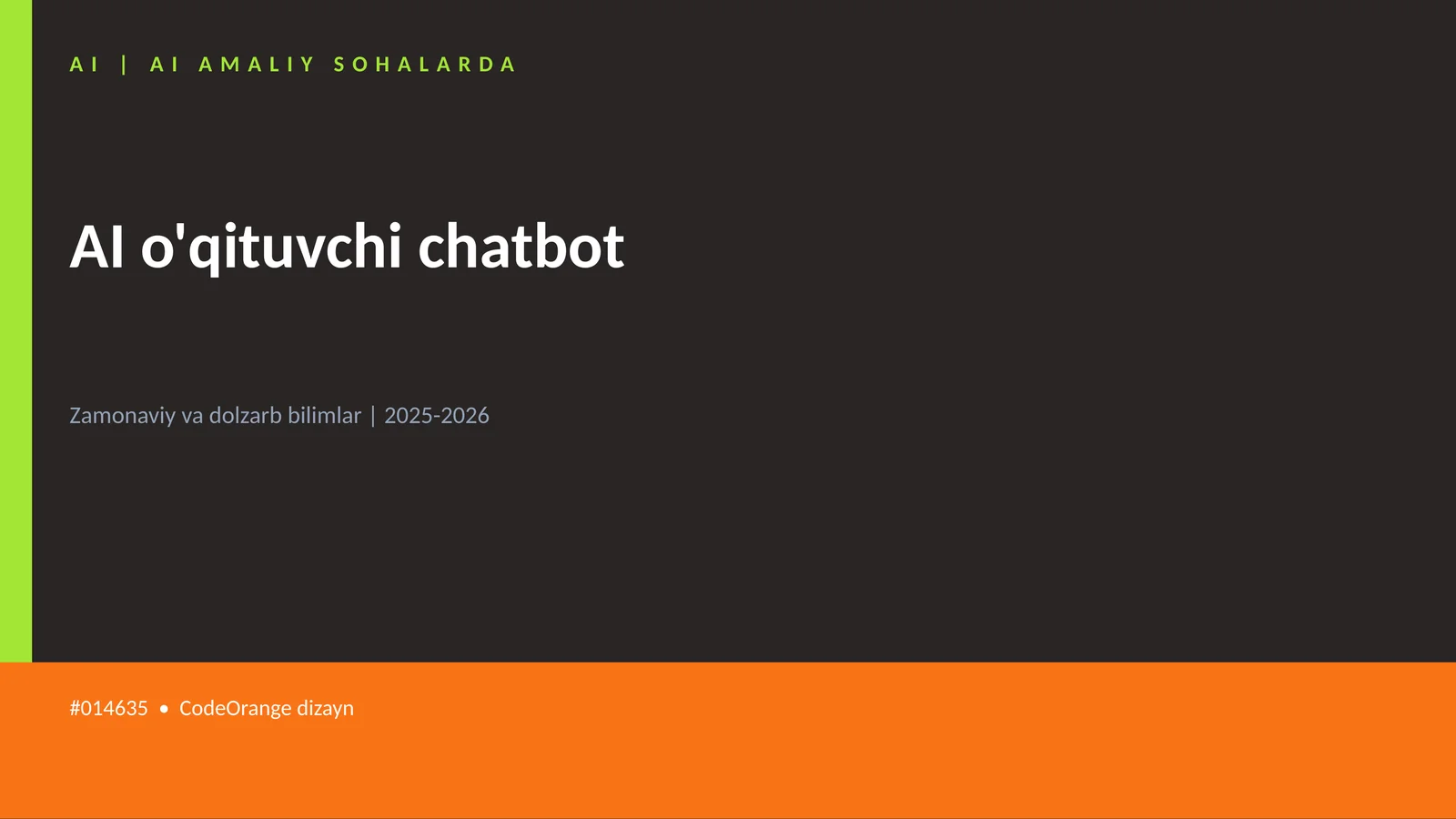 AI o'qituvchi chatbot 1