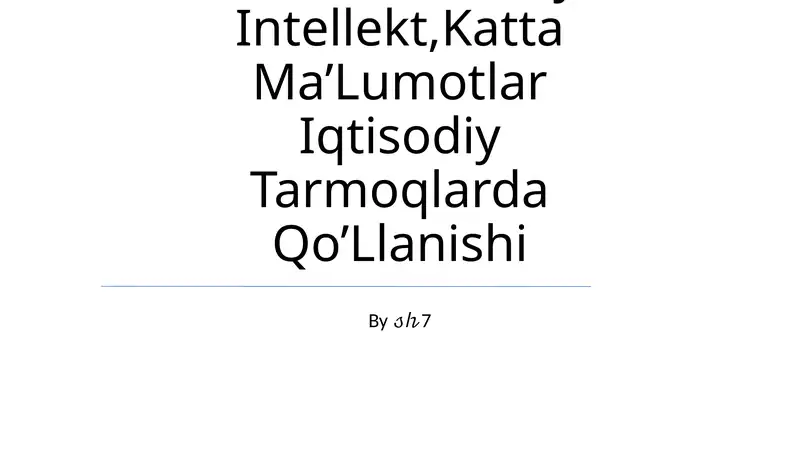 Moliya sohasida blokcheyn 1
