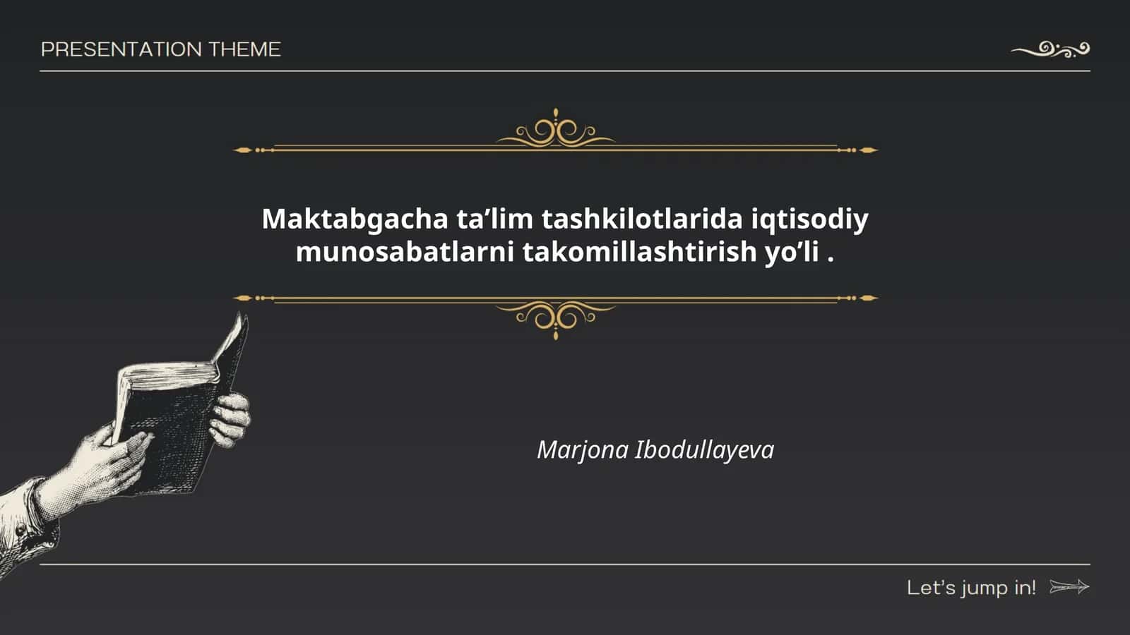 Maktabgacha ta’lim tashkilotlarida iqtisodiy munosabatlarni takomillashtirish yo’li 1
