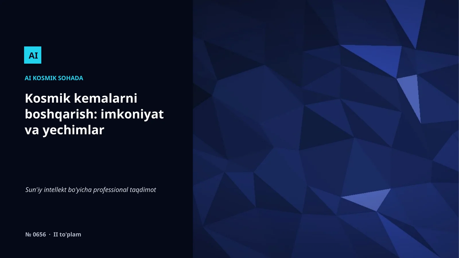 AI KOSMIK SOHADA 1