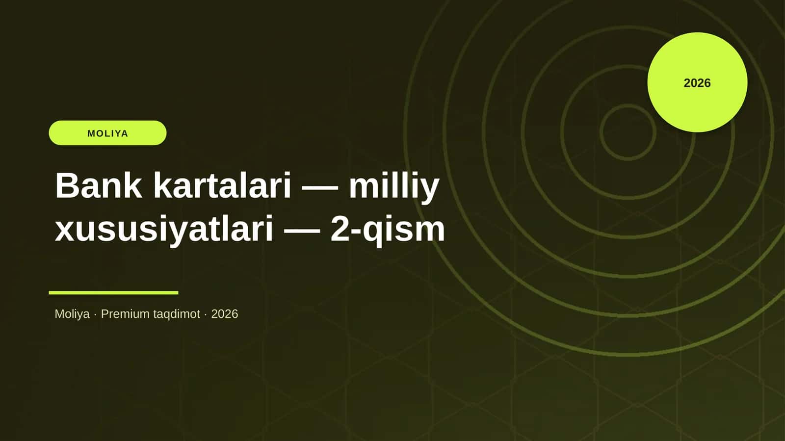 Bank kartalari — milliy xususiyatlari — 2-qism 1