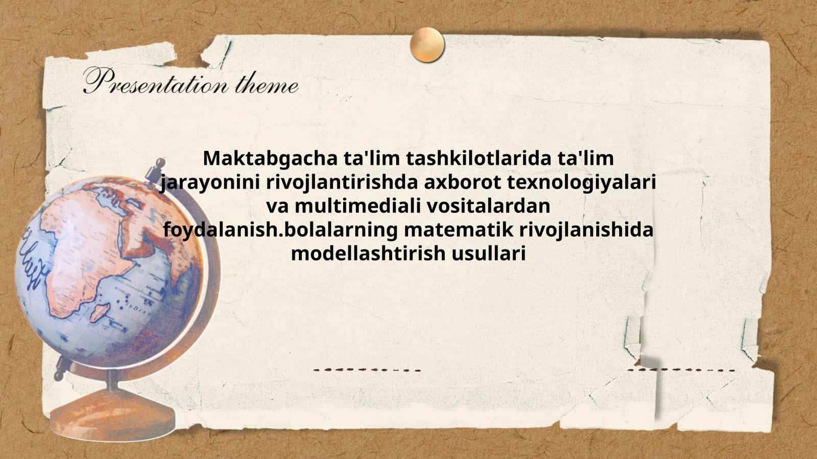 Axborot texnologiyalari va multimediali vositalardan foydalanish 1