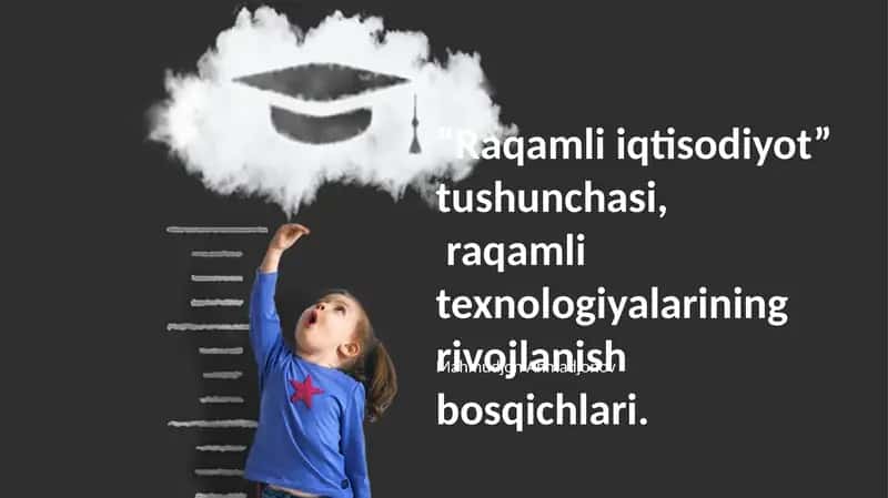 Raqamli iqtisodiyotning ta'siri va kelajagi 1