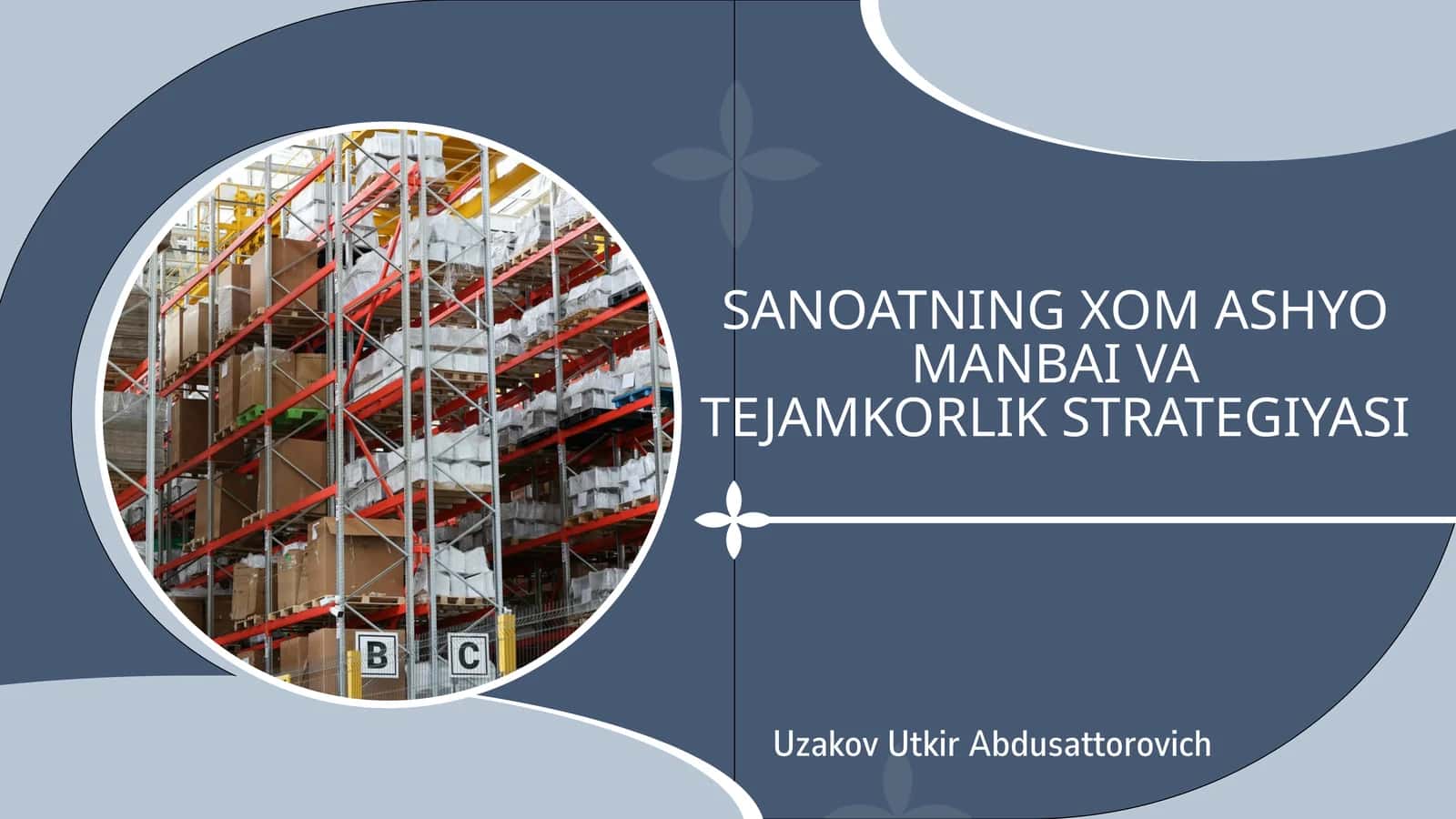SANOATNING XOM ASHYO MANBAI VA TEJAMKORLIK STRATEGIYASI 1