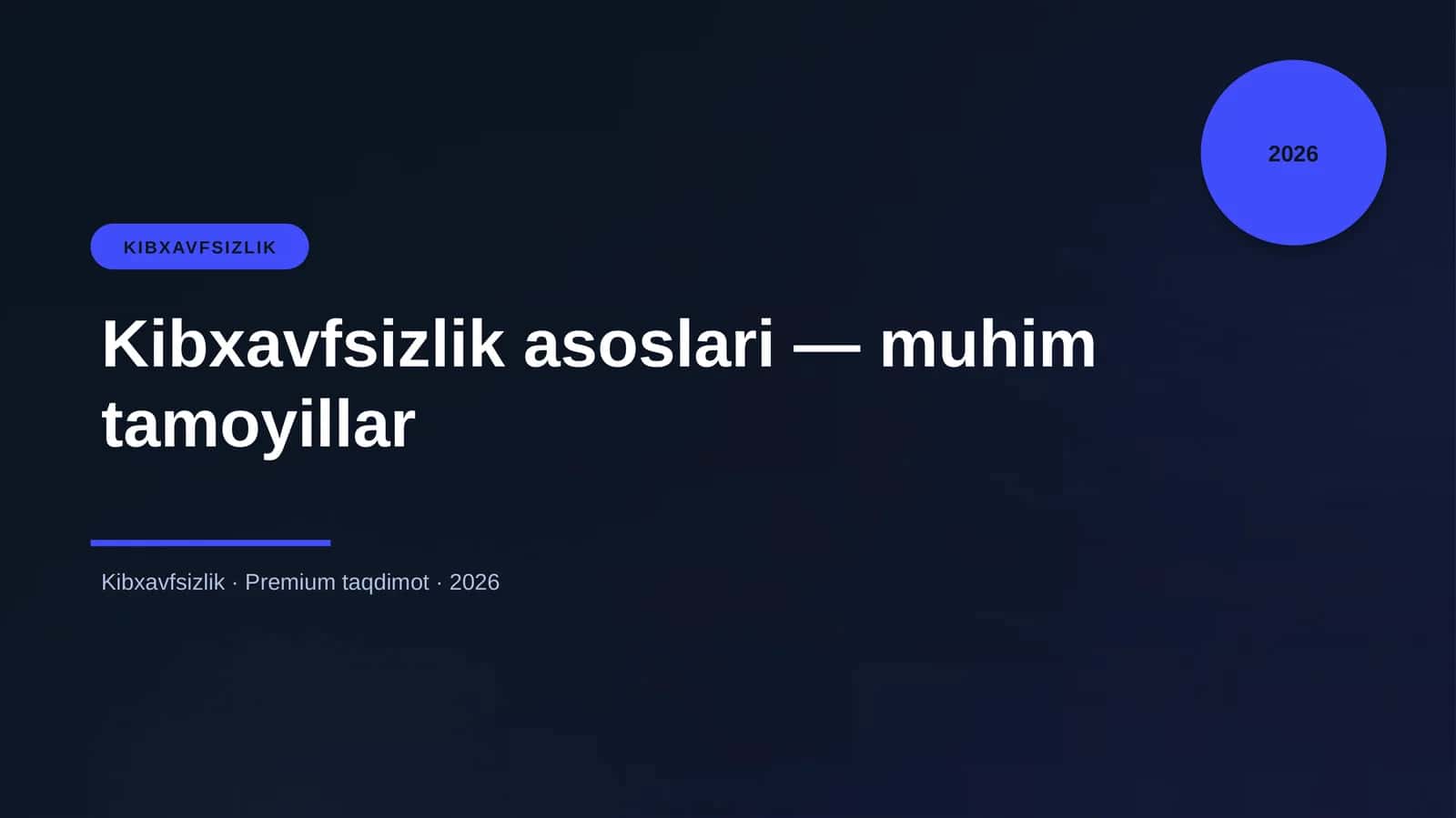 Kibxavfsizlik 1