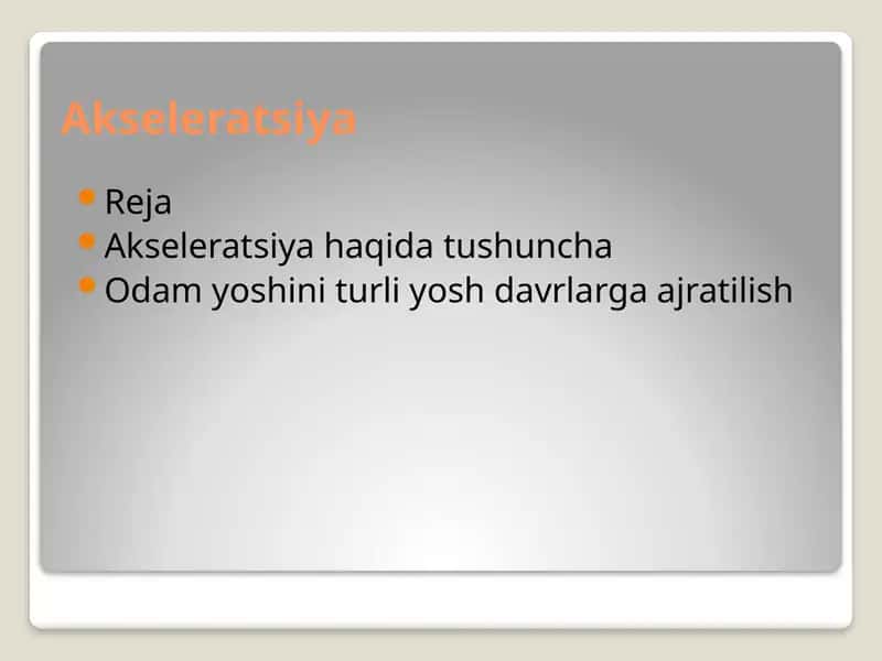 Akseleratsiya 1