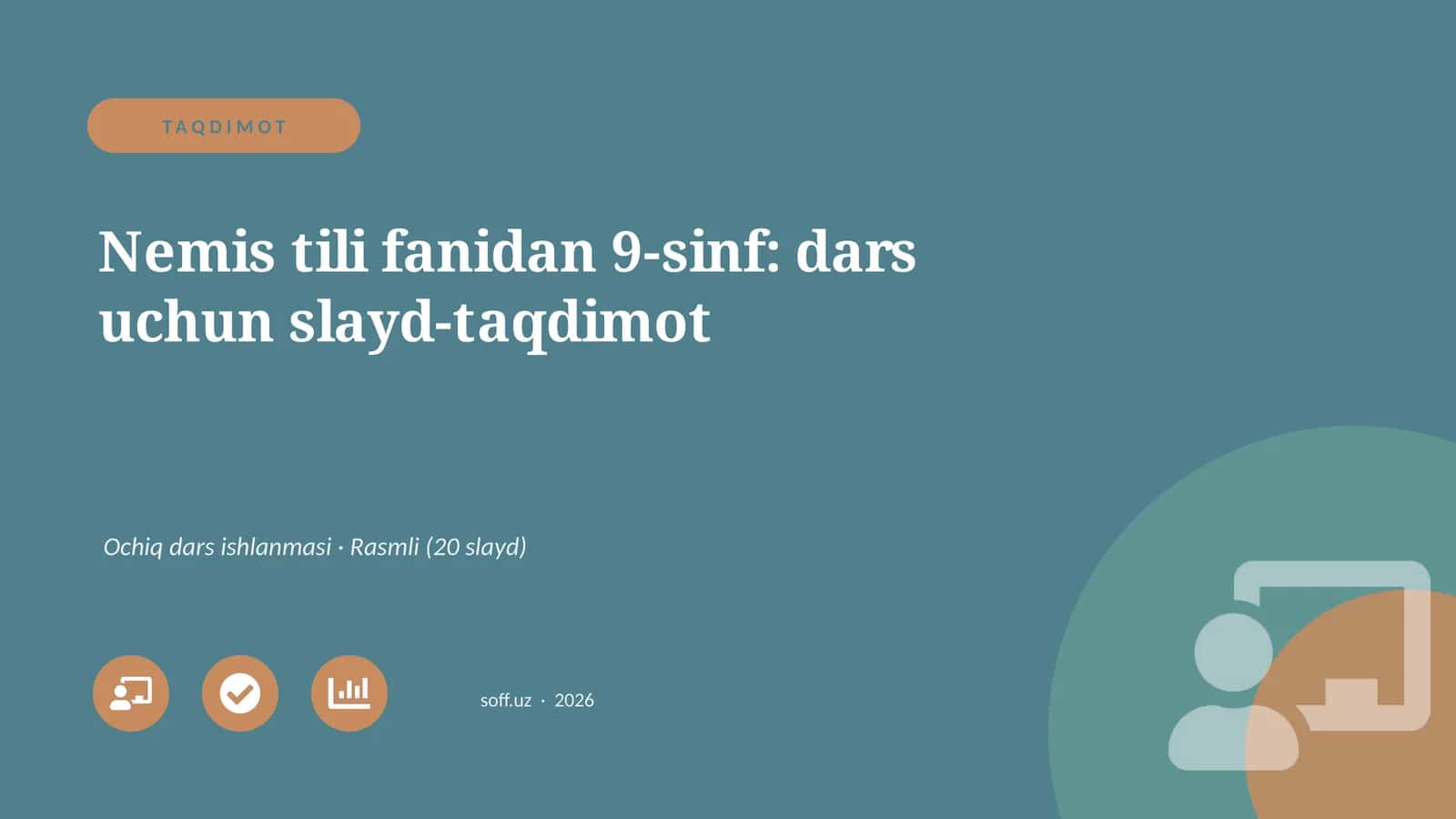 Nemis tili fanidan 9-sinf: dars uchun slayd-taqdimot 1