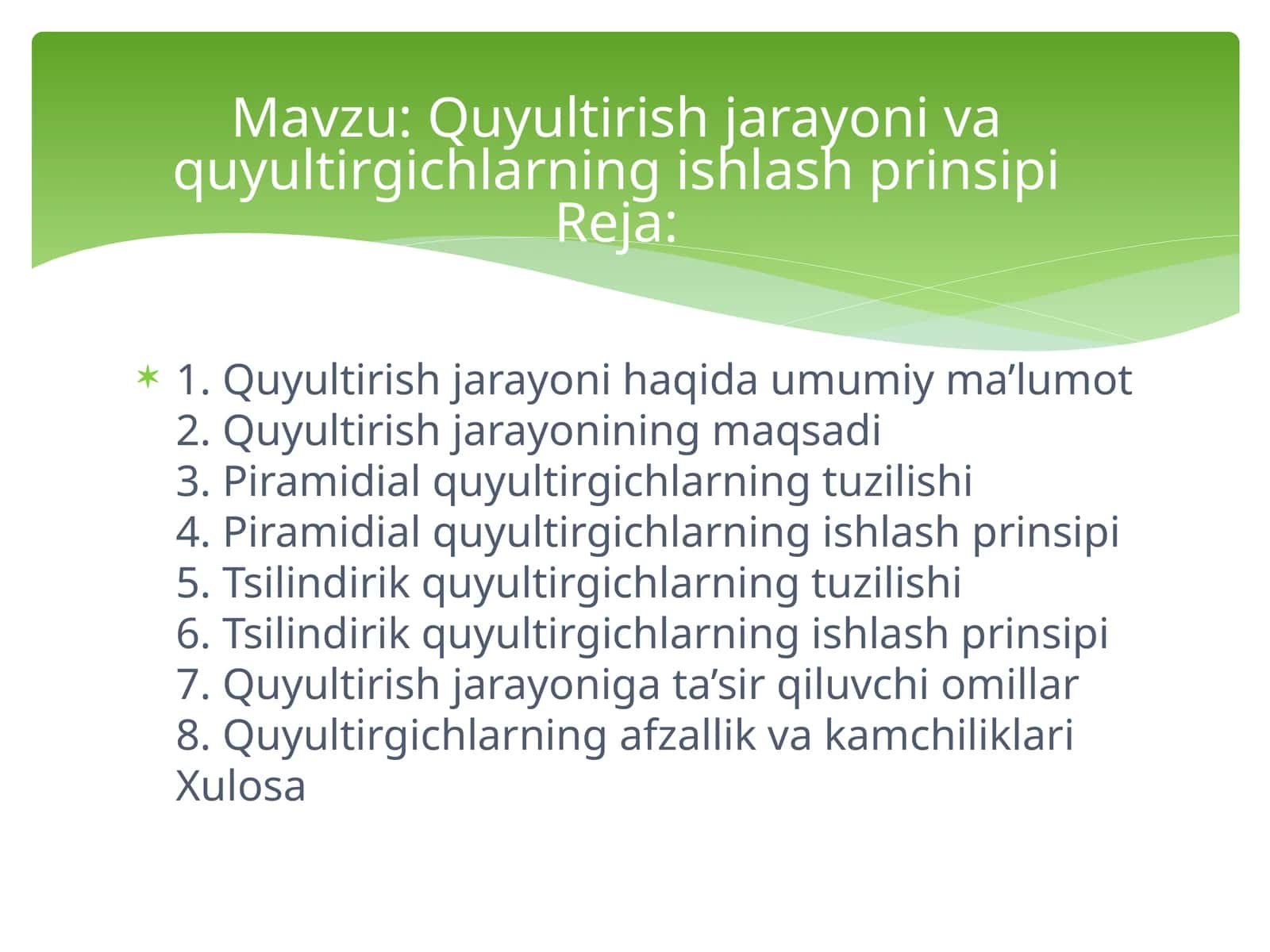 Piramidial quyultirgichlar tuzilishi 1