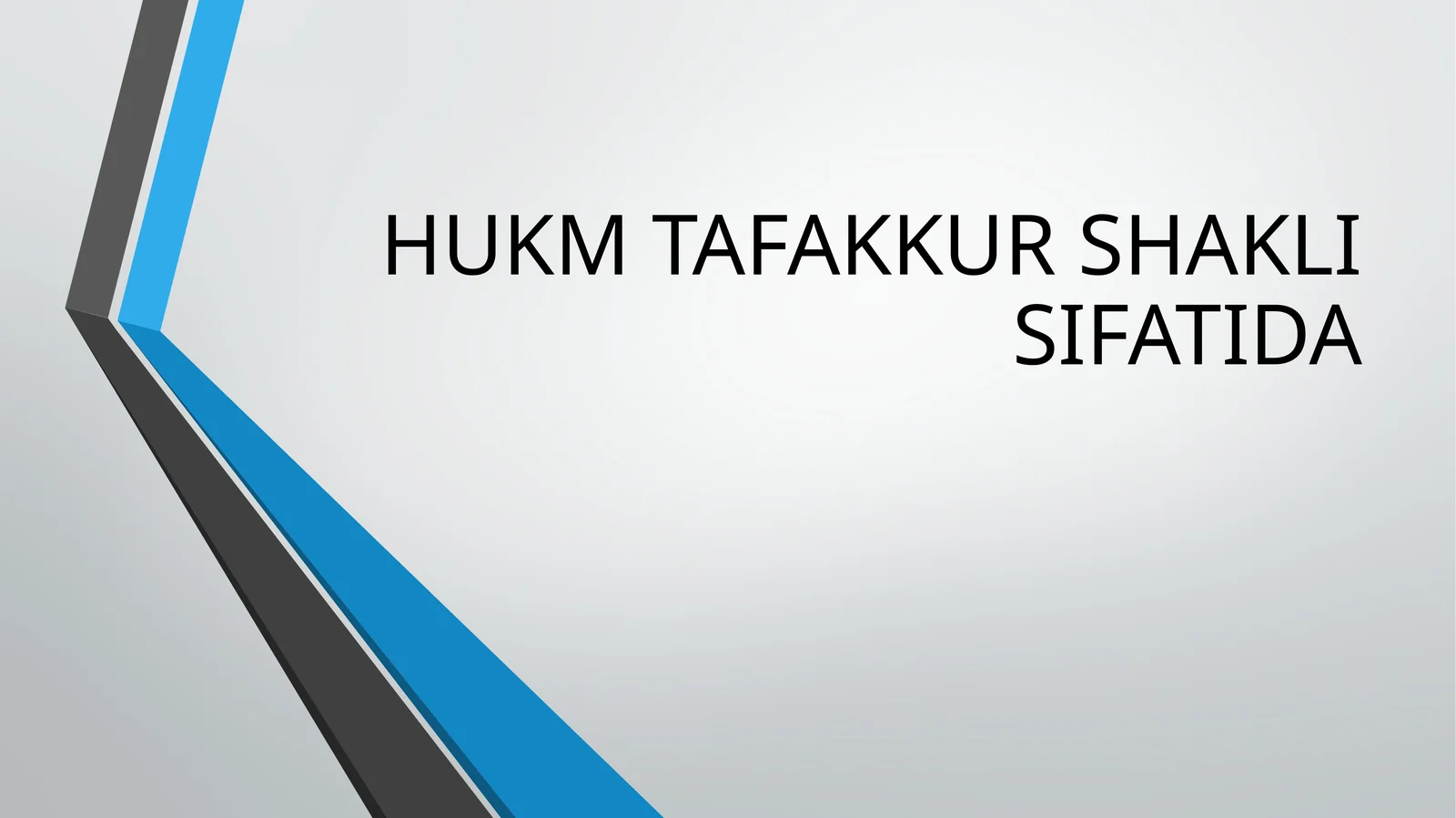 HUKM TAFAKKUR SHAKLI SIFATIDA 1