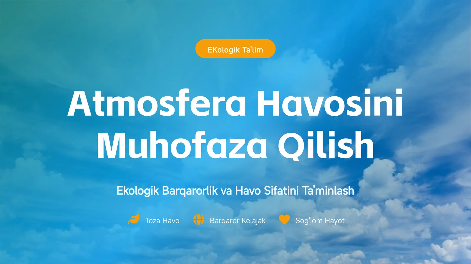 EKologik Ta'lim 1