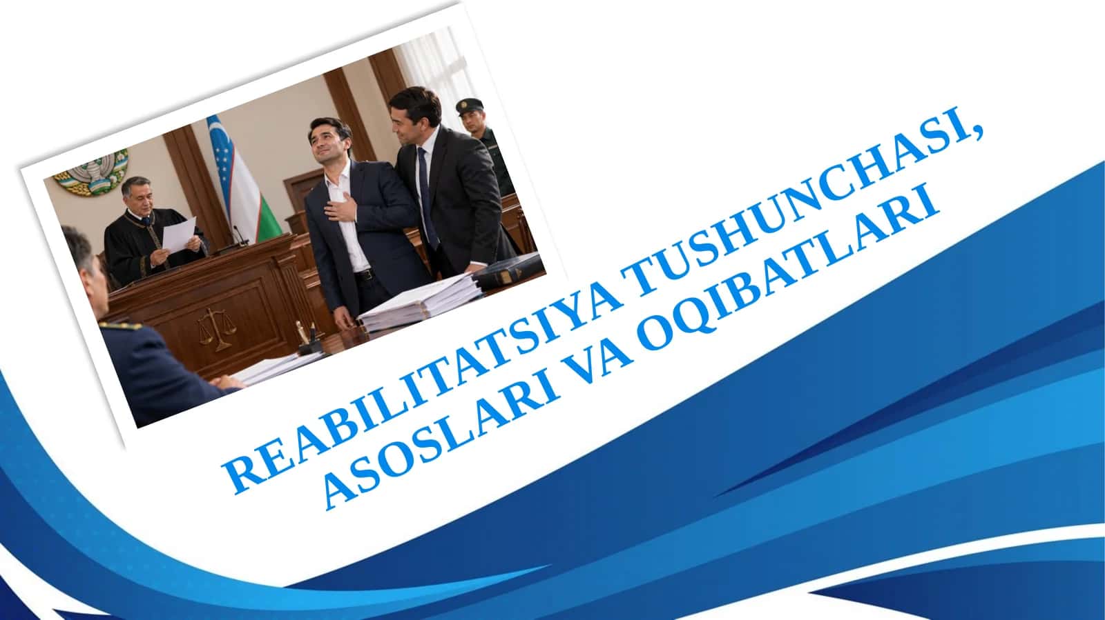 REABILITATSIYA TUSHUNCHASI, ASOSLARI VA OQIBATLARI 1