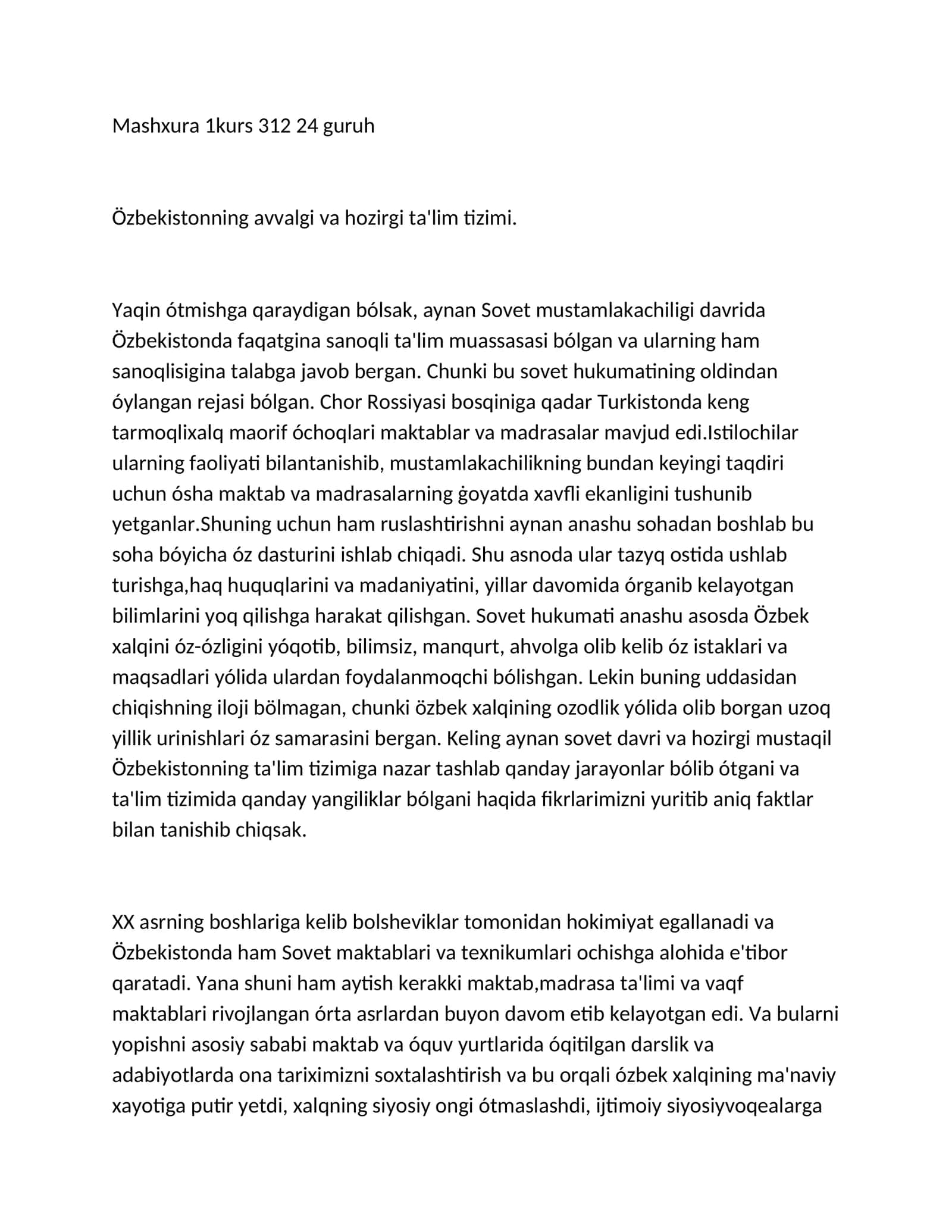 talim 1
