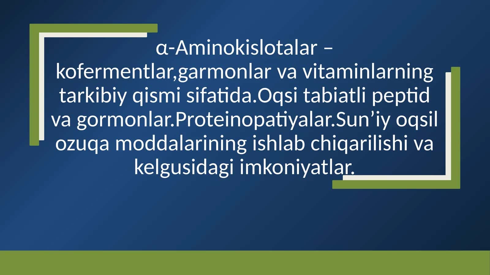 α-Aminokislotalar 1