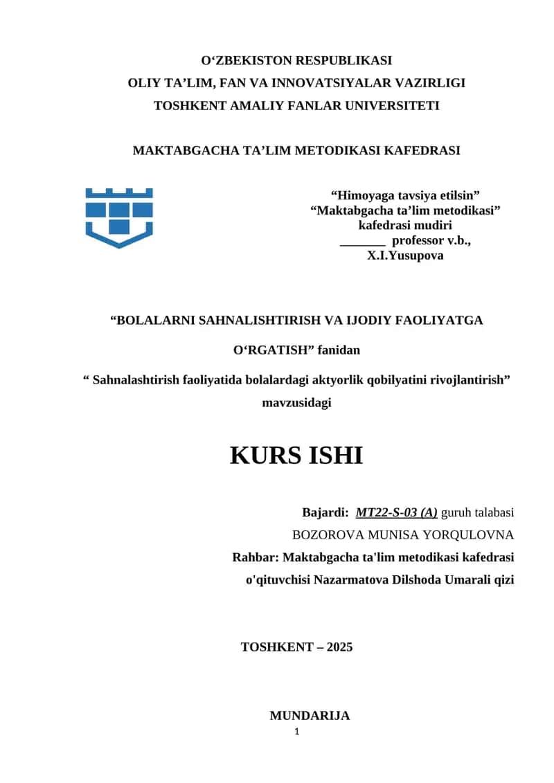 Sahnalashtirish faoliyatida bolalardagi aktyorlik qobilyatini rivojlantirish212.docx 1
