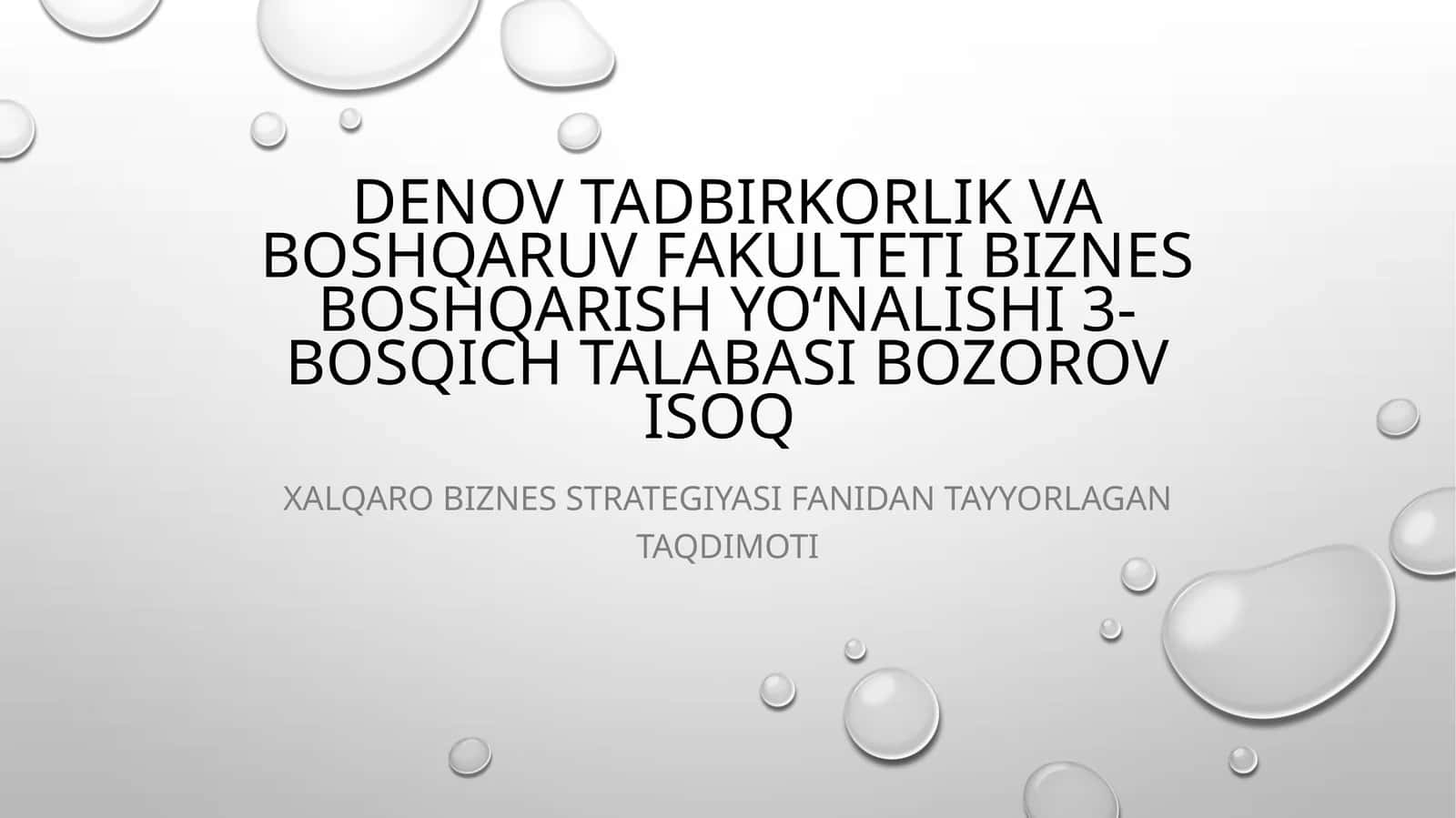 Biznes etikasi 1