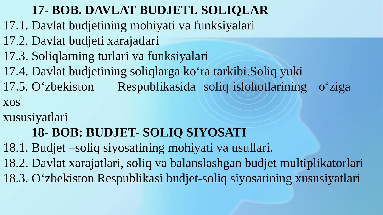 Davlat Budjeti Soliqlar 1