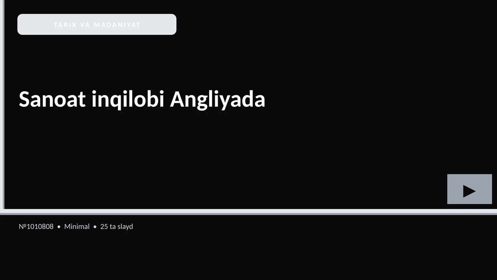 Sanoat inqilobi Angliyada 1