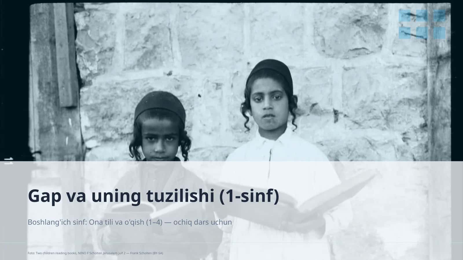 Gap va uning tuzilishi (1-sinf) 1
