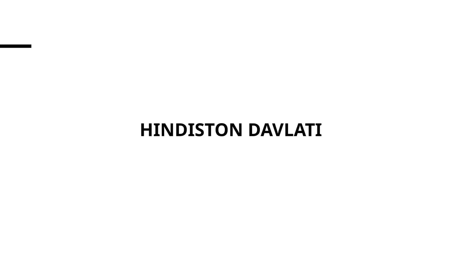 Hindiston davlati 1