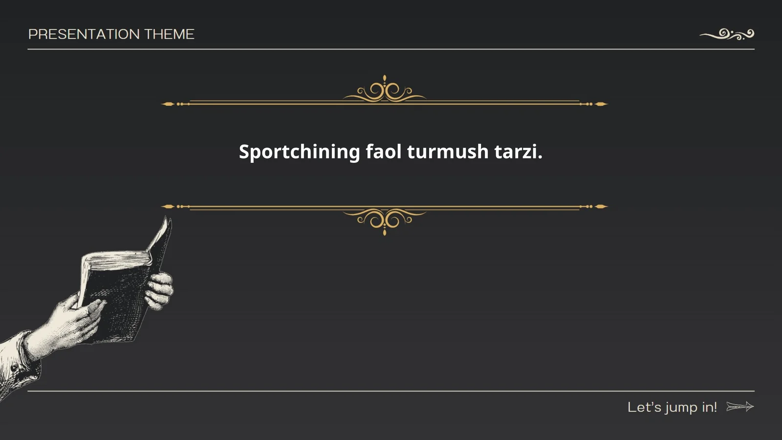 Sportchining faol turmush tarzi 1