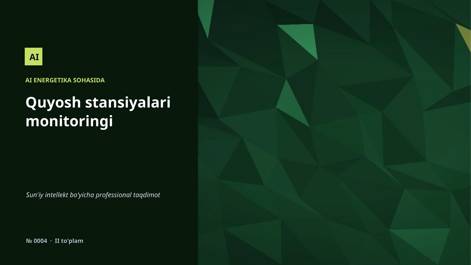 AI ENERGETIKA SOHASIDA 1