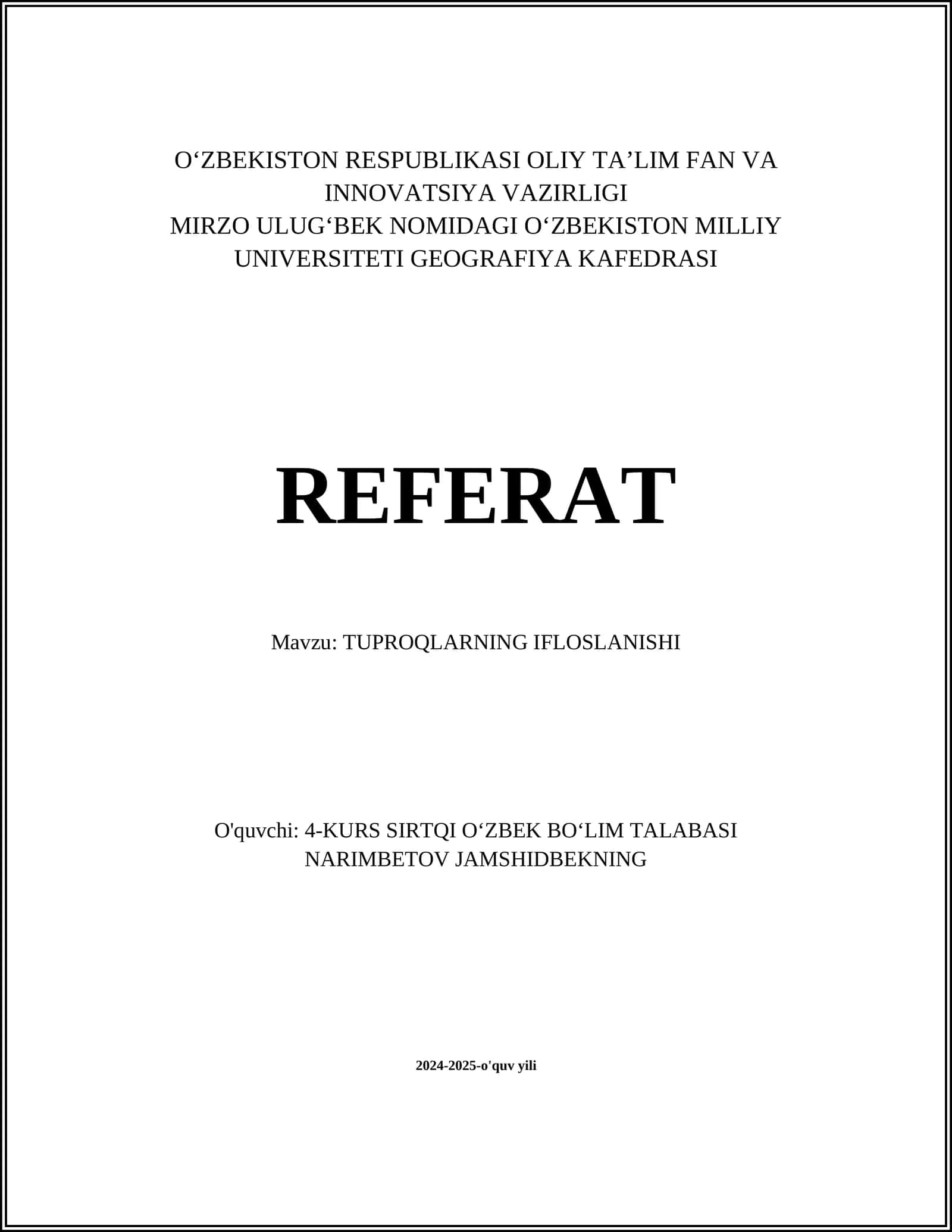 TUPROQLARNING IFLOSLANISHI 1