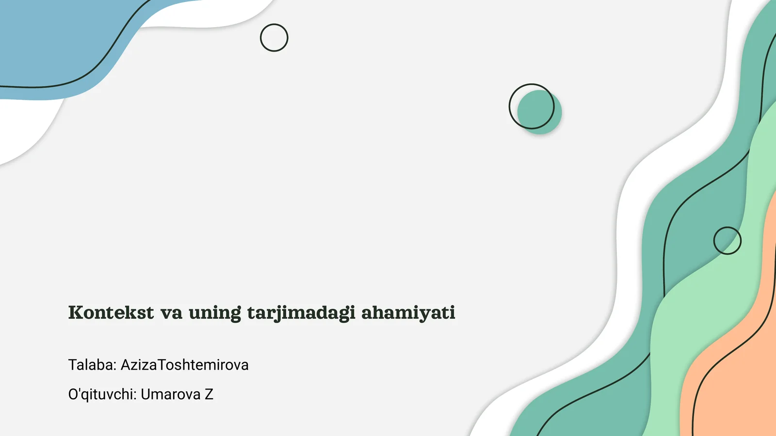 Kontekst va uning tarjimadagi ahamiyati 1