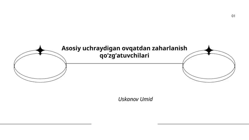 Asosiy uchraydigan ovqatdan zaharlanish qoʻzgʻatuvchilari 1