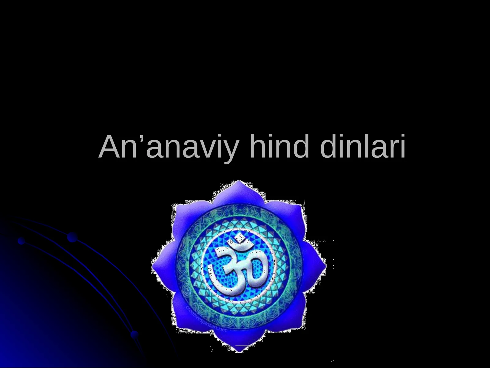 An’anaviy hind dinlari 1
