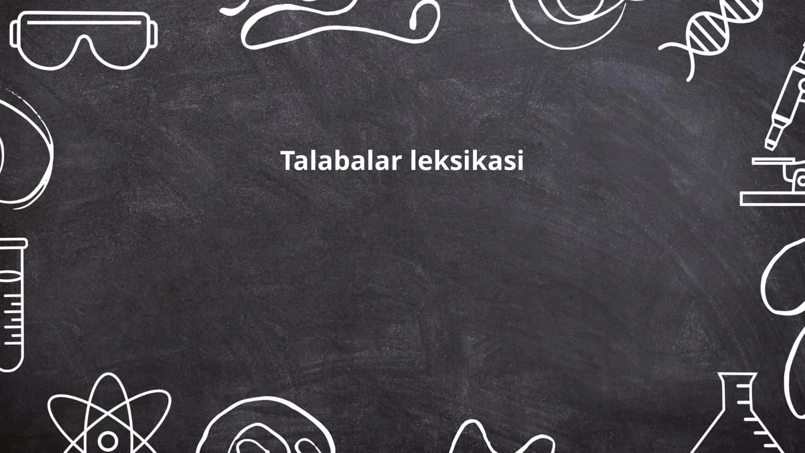 Talabalar leksikasi 1