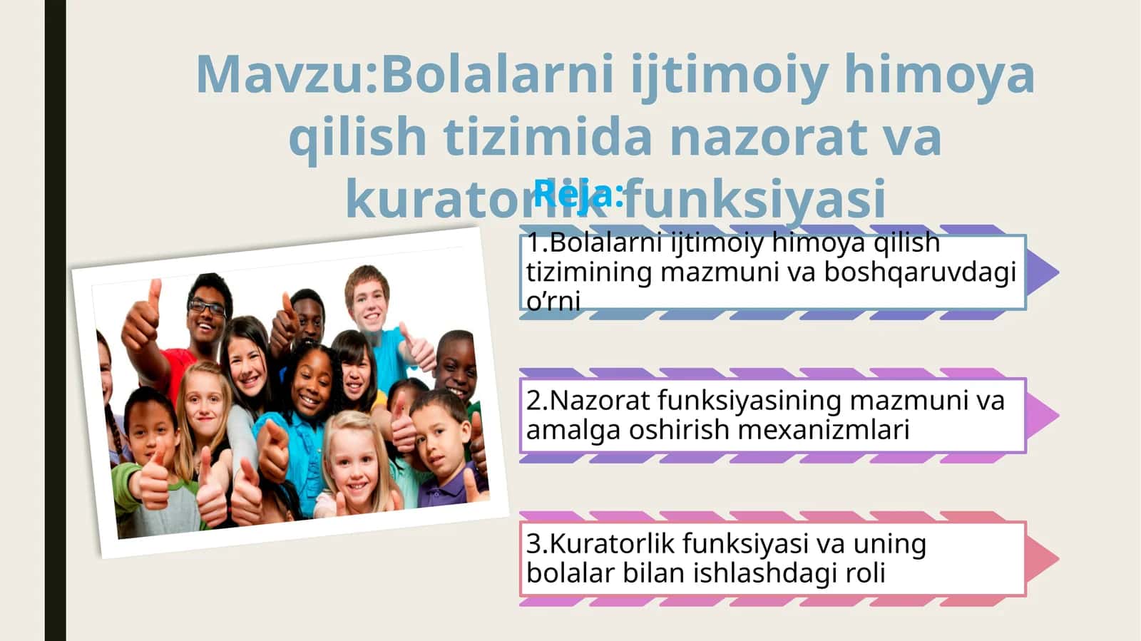 Bolalarni ijtimoiy himoya qilish tizimidan nazorat va kuratorlik funksiyasi 1