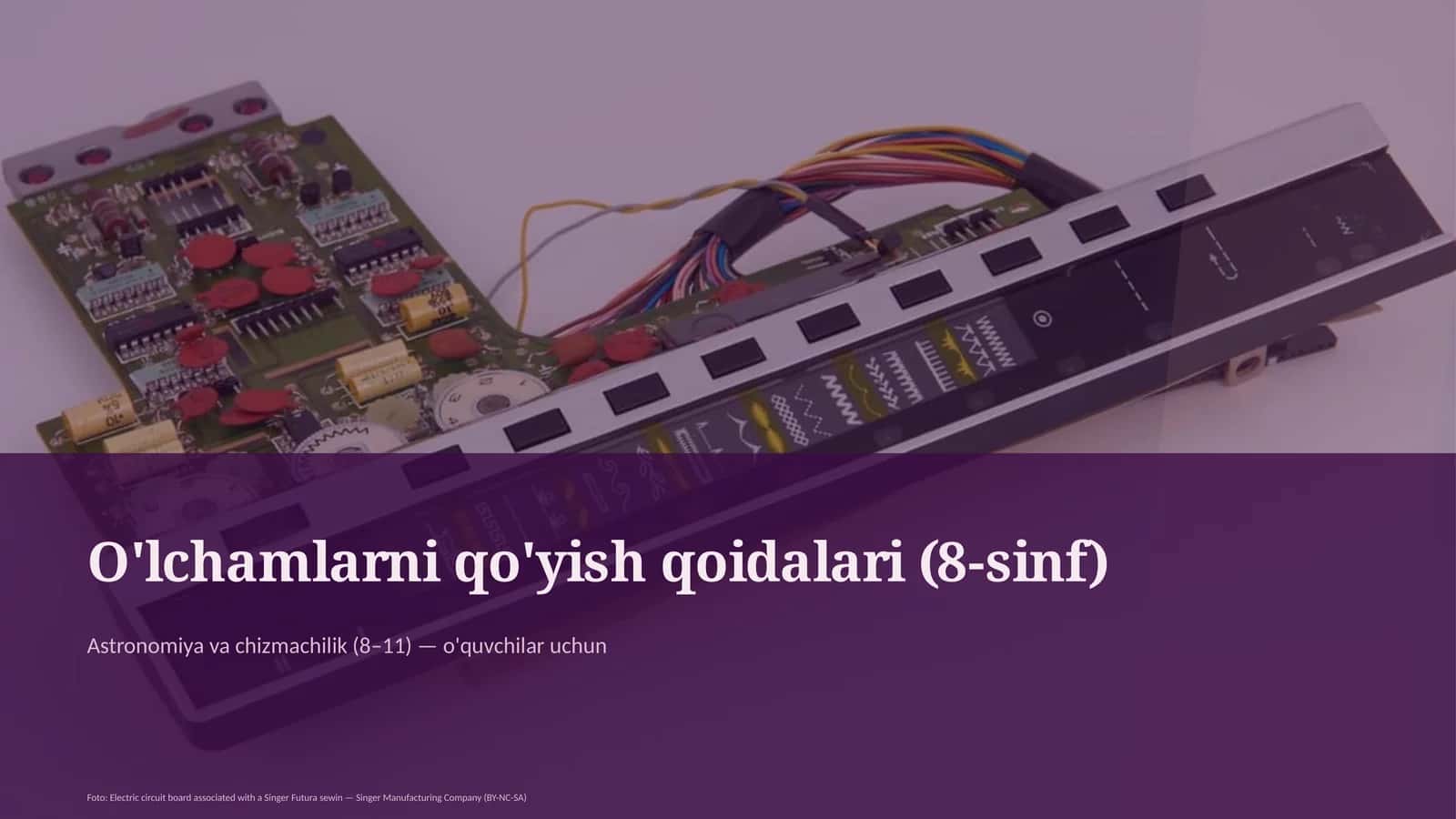 O'lchamlarni qo'yish qoidalari (8-sinf) 3