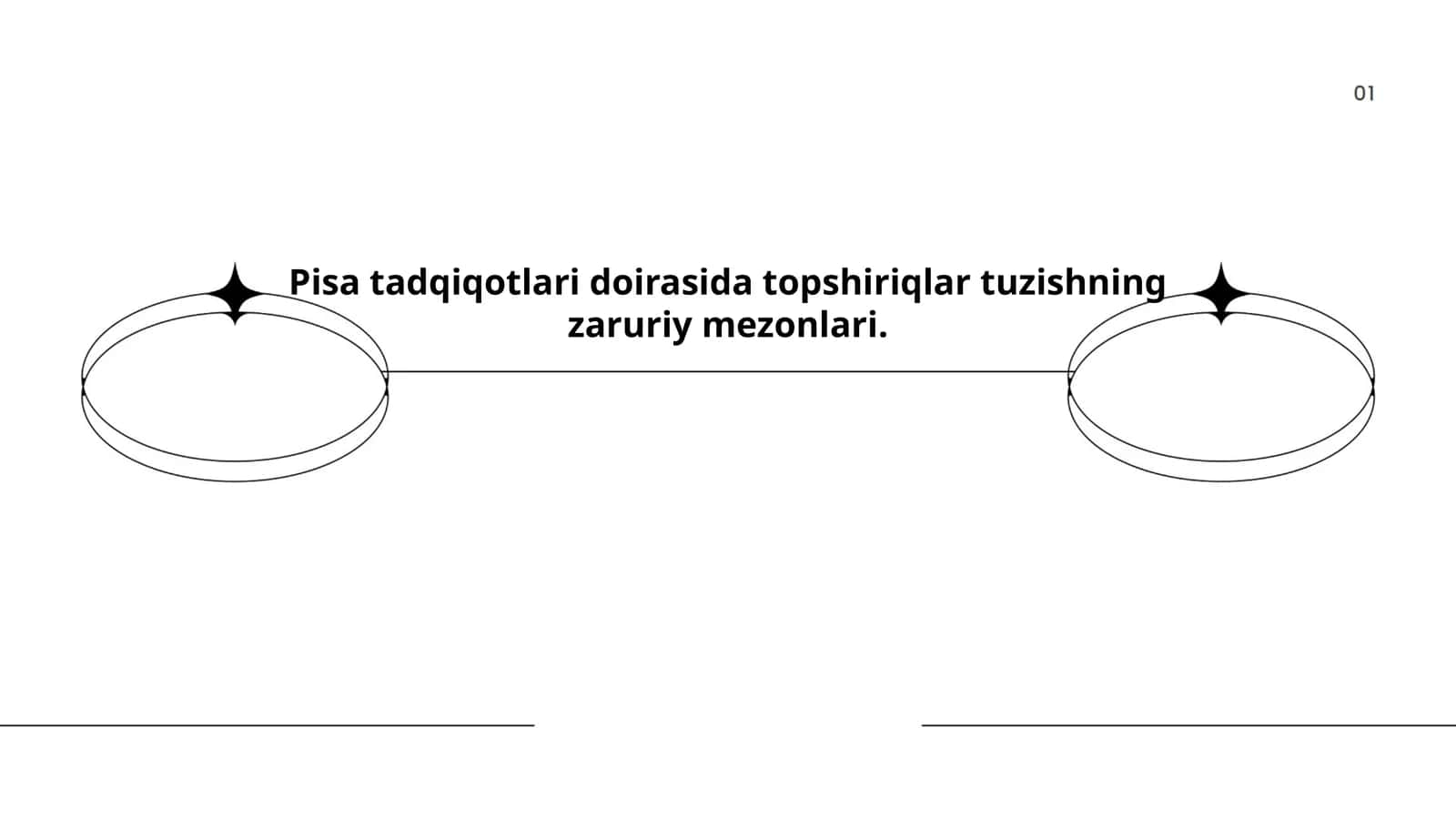 Pisa tadqiqotlari doirasida topshiriqlar tuzishning zaruriy mezonlari 1
