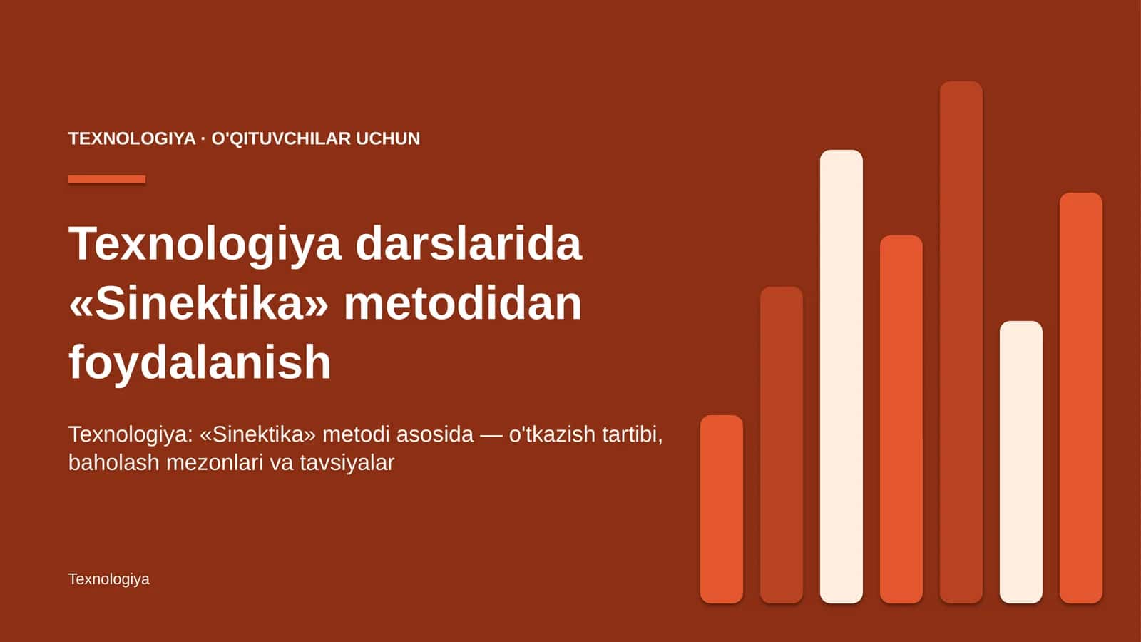 texnologiya darslarida sinektika metodidan foydalanish 7985 1