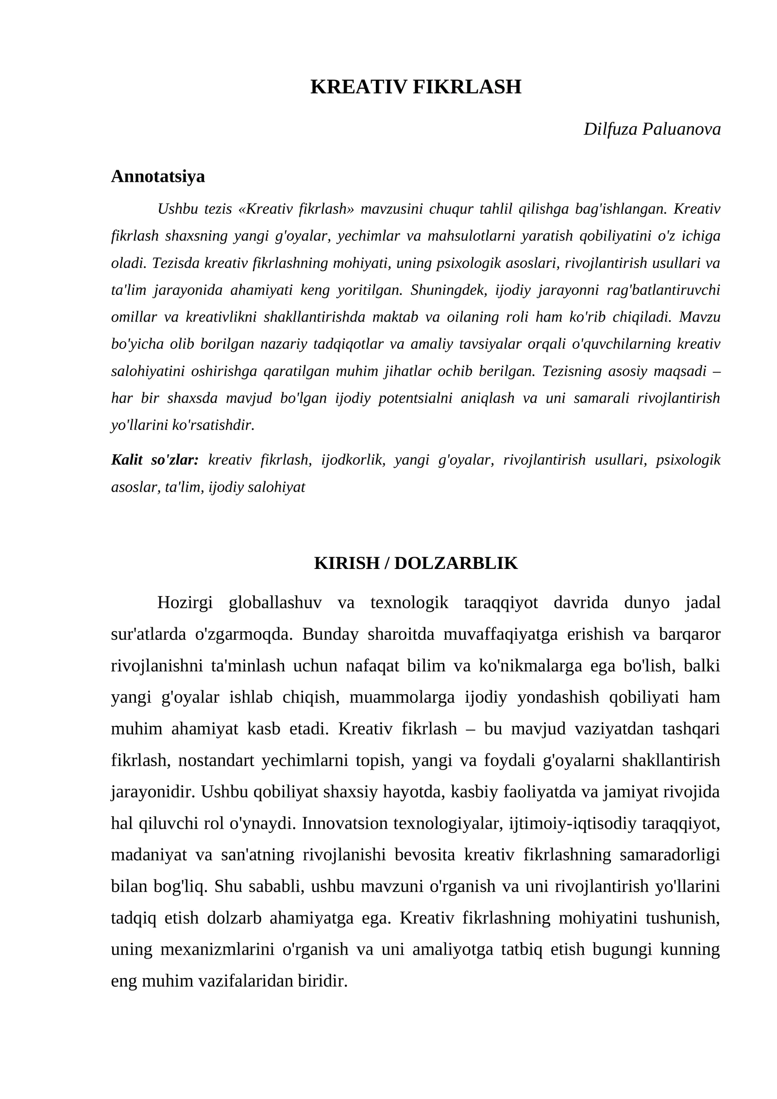 KREATIV FIKRLASH 1
