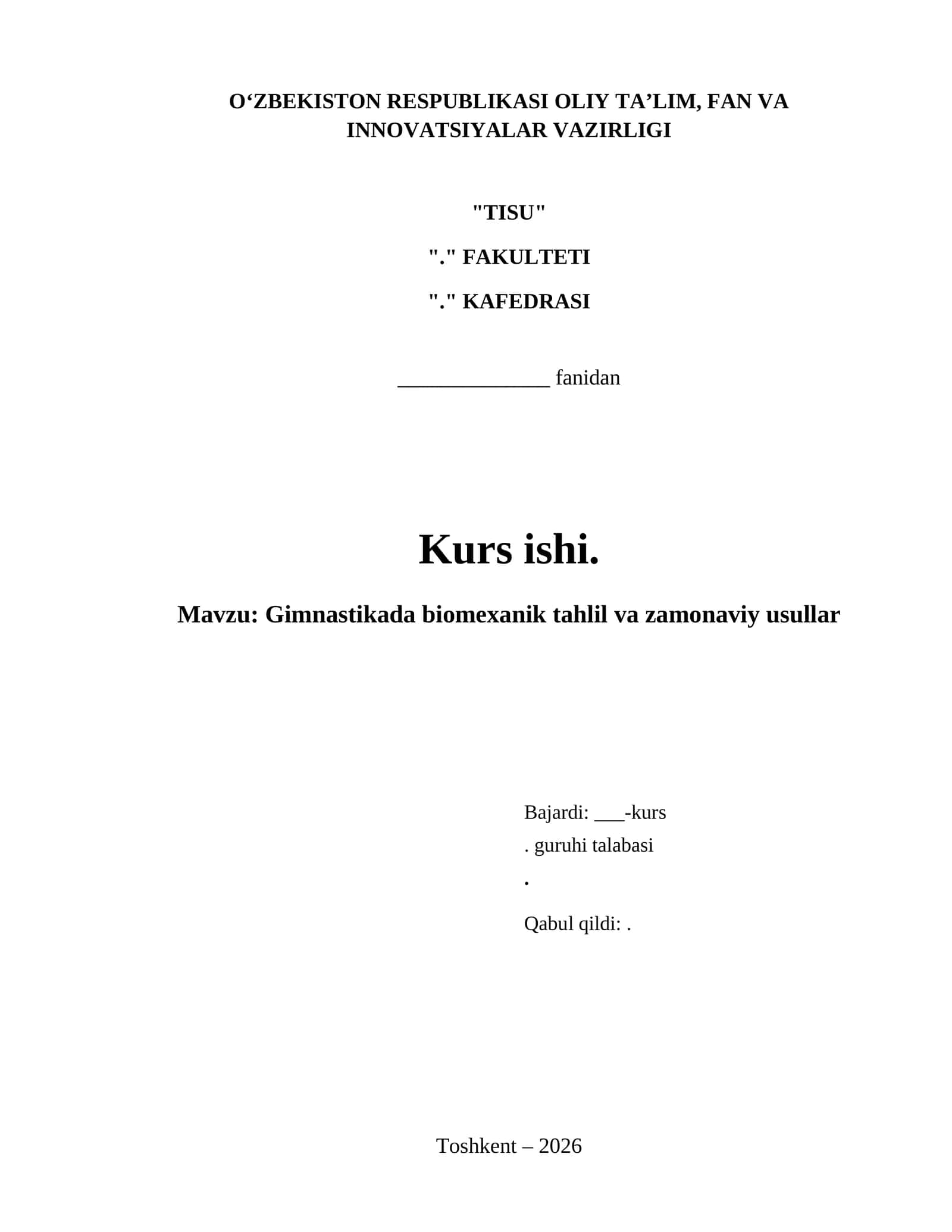 Gimnastikada biomexanik tahlil va zamonaviy usullar 1