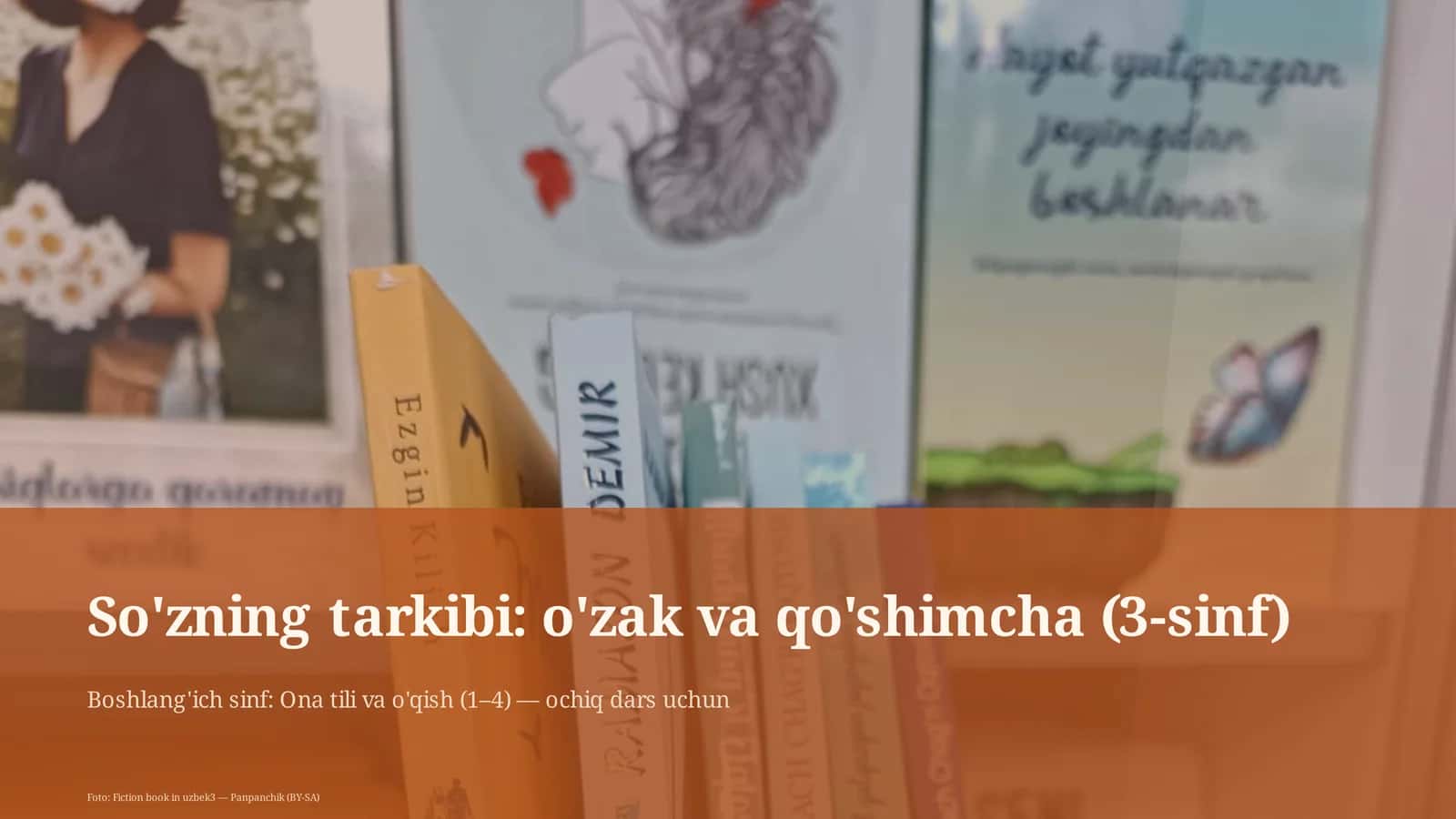 So'zning tarkibi: o'zak va qo'shimcha (3-sinf) 1
