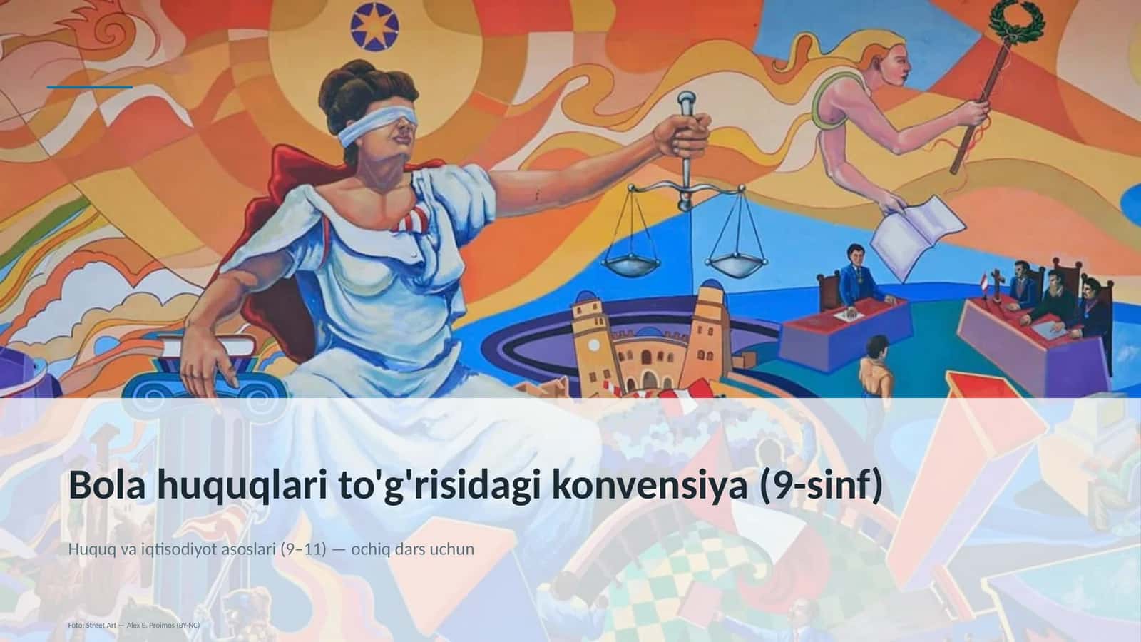 Bola huquqlari to'g'risidagi konvensiya (9-sinf) 1