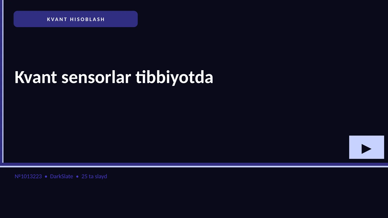 Kvant sensorlar tibbiyotda 1