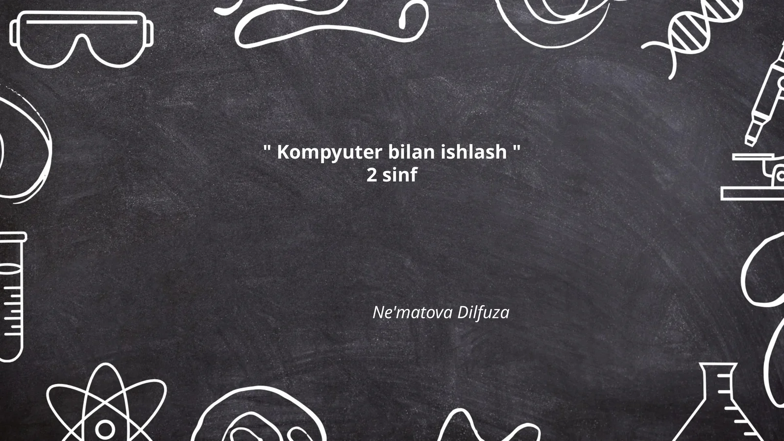 Kompyuter bilan ishlash 1