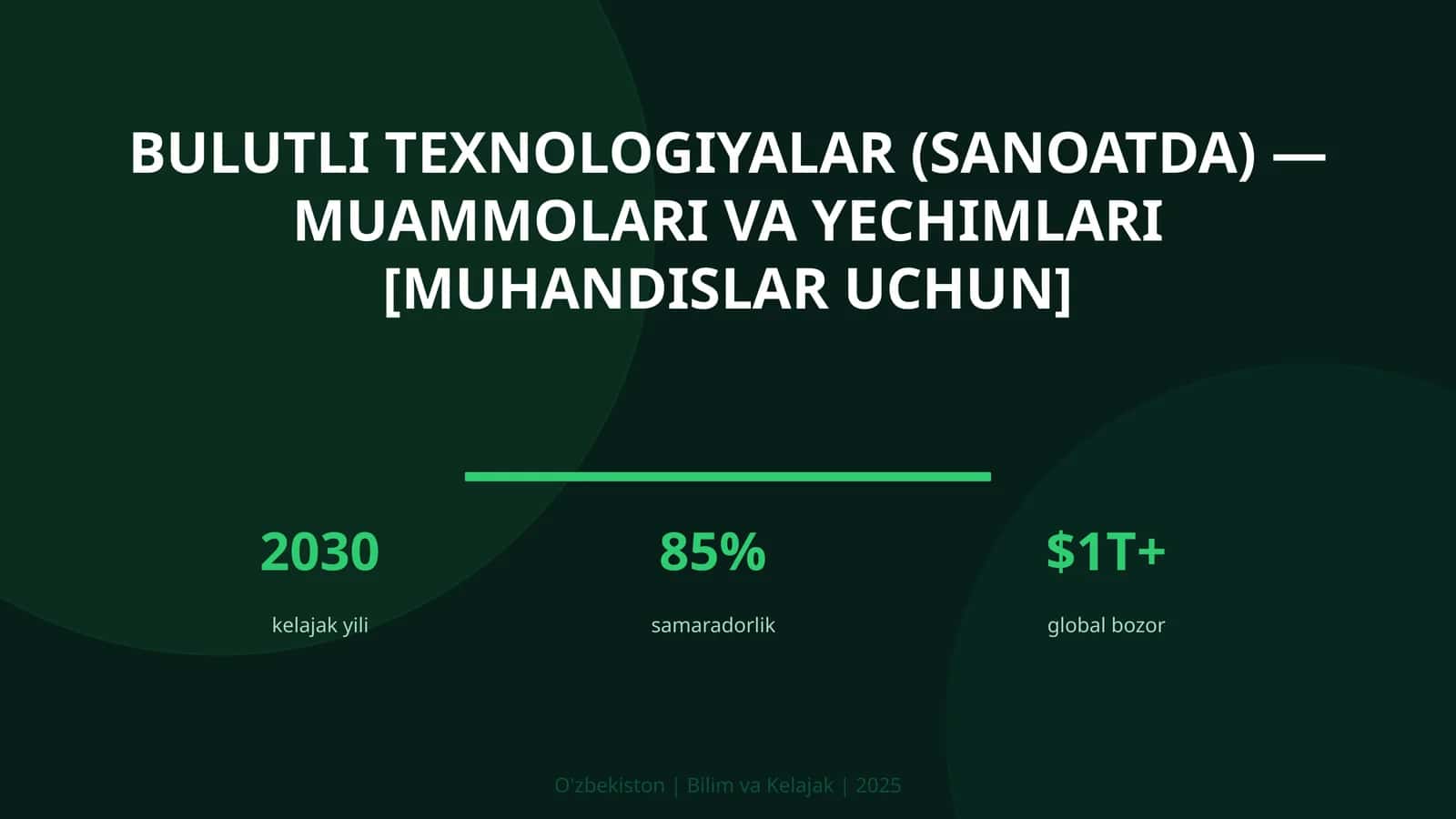 Bulutli texnologiyalar (sanoatda) — muammolari va yechimlari [muhandislar uchun] 1